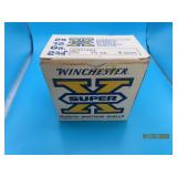 vtg 25rd Box WIN SuperX 12ga 4shot 1.25oz Shells
