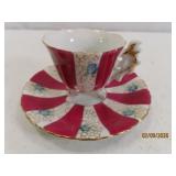 OCCUPIED JAPAN 4.75' Cup & Saucer 'Paulina'