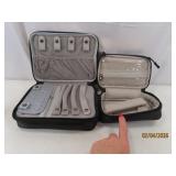 (2) 9'/7' Travel-Storage Jewelry Padded Soft Cases