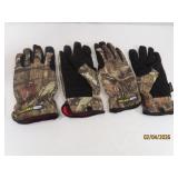 (2pairs) MensXXL Camo Gloves Thinsulate FirmGrip