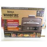 New NINJA Outdoor Elec Grill & Smoker WOODFIRE