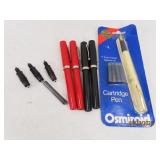 (5) vintage Caligraphy Pens Shaffer etc