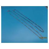 (2) Sterling 18' Necklaces 6g
