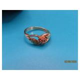 10kt Black Hills Gold sz6.25 Ring 2.4g boxed EXC