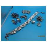 5pcs vintage Costom Jewerly Bling LISNER~etc