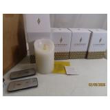 (4) LikeNew LUMINARA FlameLook Remote Candles 5'