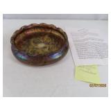 Rare LOETZ Art Glass c1900 Incandescent 9' Bowl $$