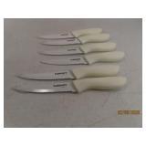 White CUISNART Steak Knife 6pc SET