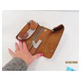 vintage WYOMING Classic Tree Saw w/ Leather Case