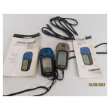 (2) GARMIN eTrex Legend/Summit GPS Locators *power