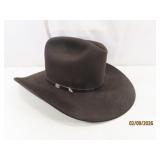 vtg BAILEY black XXXXX Beaver Cowboy Hat 6 7/8