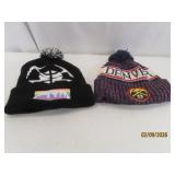 (2) DENVER NUGGETS Winter Stocking Hats EC