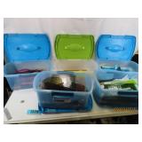 (5) 15'ish Tubs STAINED GLASS Making Glass Pcs $$$