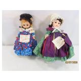 (2) vintage Madame Alexander 'good' Dolls 6'ish