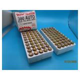 100rd box WINCHESTER 380 Auto 95gr Ammo