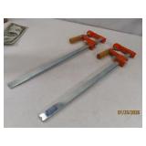 (2) JORGENSEN 3712-LD 15' Tool Clamps
