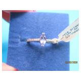 new 10kt Gold sz6.5 Ring .32ct Tanzanite Ring 1.4g