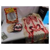c1950s GHOSTIE SKELETON Halloween Costume boxed