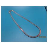 Sterling Stranded 3/16'wide 17' Necklace 11g