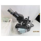 New 15' MICROSCOPE Dual-Eye electric + Parts