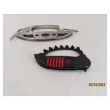 (2) Fantasy Folding Fighting Knives