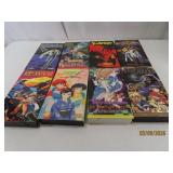 (8) asst Manga/Anime' VHS vintage Movies EXC