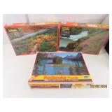 (3) vtg Sealed KODACOLOR 500/1000pc Puzzles