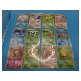 (12) 1999/2000 Assorted Japanese Pokemon Cards
