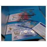 2001 UNCirculated P&D Coin Set