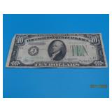 1934a Series $10 US Currency Bill