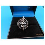 Rare Sterling Silver sz10.25 Ring DESTINY Raid 22g