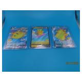 (3) 2021 Pikachu V/VMAX Pokemon Cards