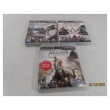 (3) PS3 Video Games *Assassin's Creed' Lot