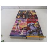 (4pc set) BURN-UP W Anime' VHS Movie vintage Set