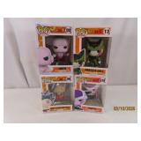 (4) DRAGONBALL Z asst Funko POP! Toys *boxed* EXC