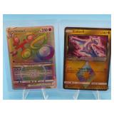 (2) 2018/2022 Latios 108 Unown 199 Pokemon Cards