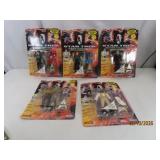 (5) on card 90s STAR TREK Action Figures GENERATIN