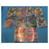 (10) 2021 Assorted V VMAX Pokemon Cards
