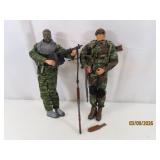 (2) 1/6 Military 12' Toy Soldier Figures #4