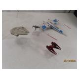(4) model STAR WARS Toy Planes 3'~6' asst
