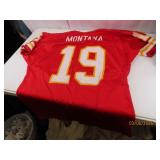 vintage JOE MONTANA szXL #18 Chiefs Jersey EXC