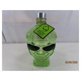 ALIEN Vodka Glass Alien Skull 8' Glass Bottle