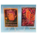 (2) 2021/2022 Pikachu Zamazenta Pokemon Cards