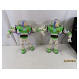 (2) vtg BUZZ LIGHTYEAR 12' Talking Toys