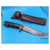 early vtg SCHRADE USA 498 9' Knife +sheath