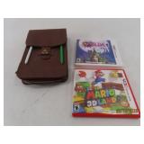 lot (2) Nintendo 3DS Games + Zelda XL Case