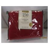 New FULL Size Burgandy Bed Sheet Set 250ct SPRINGM