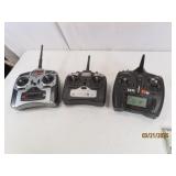 (3) SPEKTRUM Dx4/Dx5/Dx6 DSMX RC Remotes