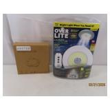(2) New LED Motion~Sensor BatteryOp Overhead Light