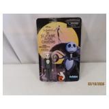 on card JACK SKELLINGTON 3.75' vtg Action Figure